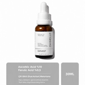 C Vitamini Leke Karşıtı Canlandırıcı Serum - %10 Ascorbic Acid & %0.5 Ferulic Acid